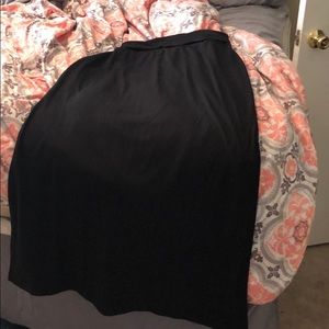 Black maxi skirt